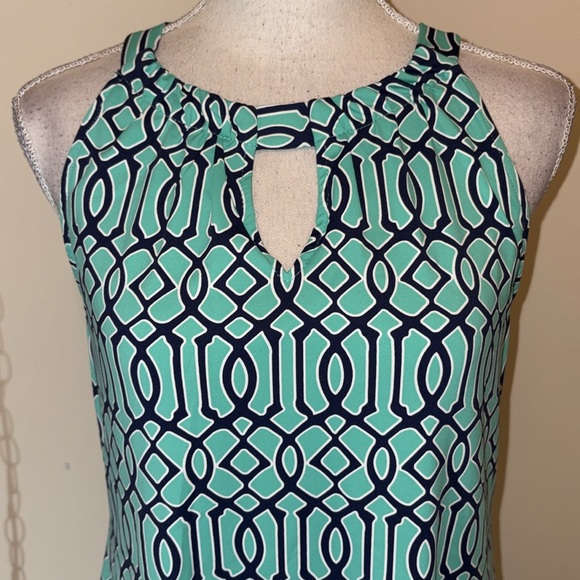 Lulu-B sleeveless keyhole shift mini dress - Picture 5 of 7